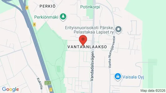Apartments for rent i Vantaa - kort over placeringen