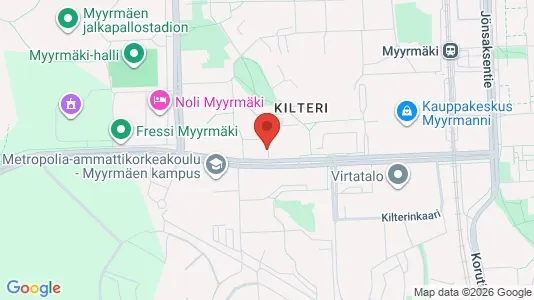 Apartments for rent i Vantaa - kort over placeringen