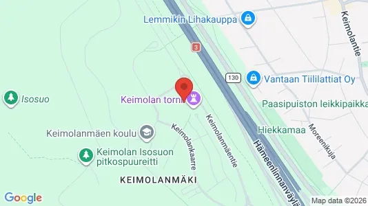 Apartments for rent i Vantaa - kort over placeringen