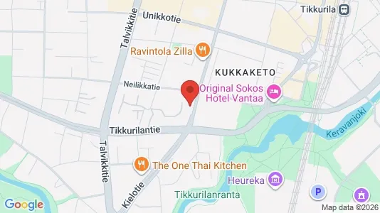 Apartments for rent i Vantaa - kort over placeringen