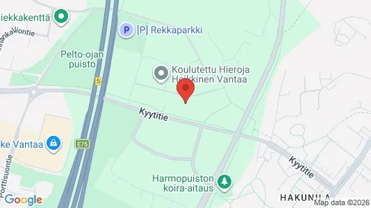 Apartments for rent i Vantaa - kort over placeringen