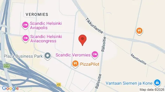 Apartments for rent i Vantaa - kort over placeringen
