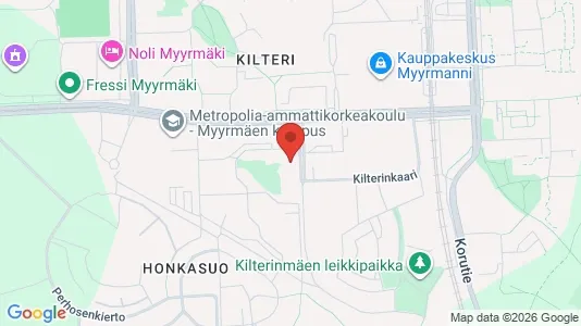 Apartments for rent i Vantaa - kort over placeringen