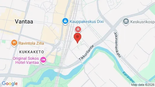 Apartments for rent i Vantaa - kort over placeringen