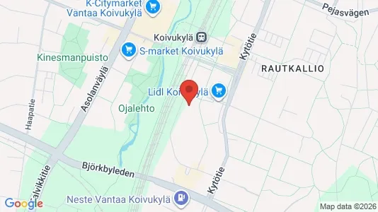 Apartments for rent i Vantaa - kort over placeringen