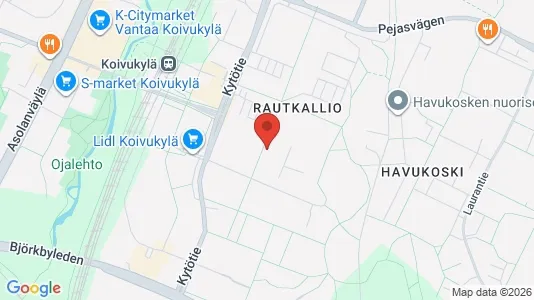 Apartments for rent i Vantaa - kort over placeringen