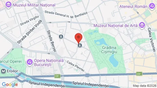Apartments for rent i Bucharest - Sectorul 1 - kort over placeringen