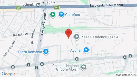 Apartments for rent i Bucharest - Sectorul 6 - kort over placeringen