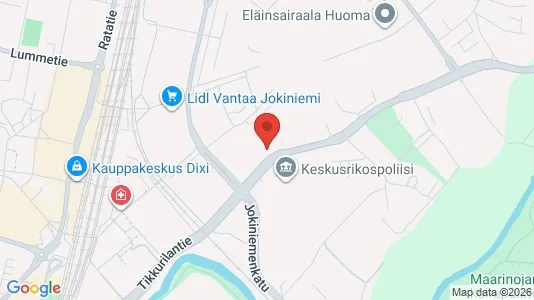 Apartments for rent i Vantaa - kort over placeringen