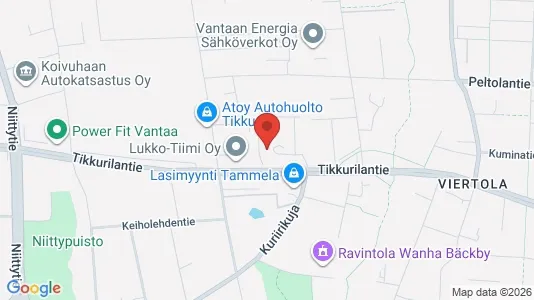 Apartments for rent i Vantaa - kort over placeringen