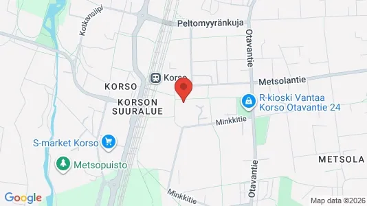 Apartments for rent i Vantaa - kort over placeringen