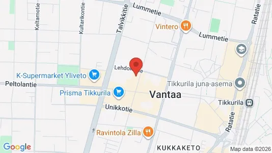 Apartments for rent i Vantaa - kort over placeringen