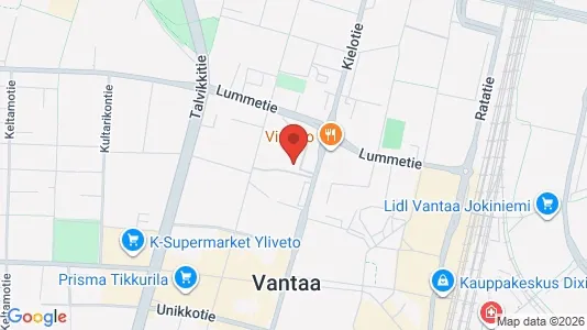 Apartments for rent i Vantaa - kort over placeringen