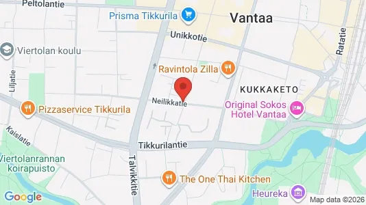 Apartments for rent i Vantaa - kort over placeringen
