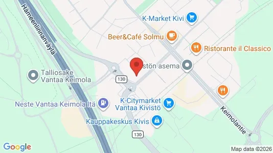 Apartments for rent i Vantaa - kort over placeringen