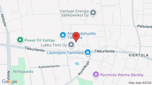 Apartments for rent i Vantaa - kort over placeringen