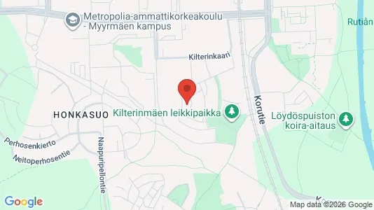 Apartments for rent i Vantaa - kort over placeringen
