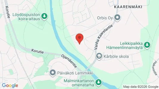 Apartments for rent i Vantaa - kort over placeringen