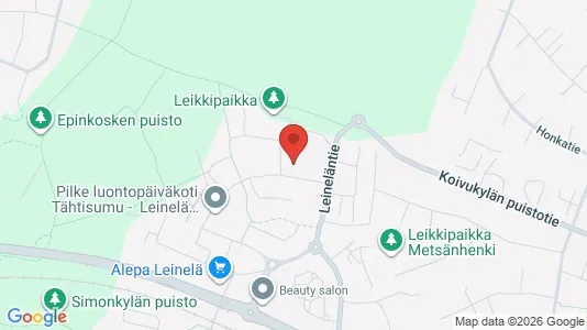 Apartments for rent i Vantaa - kort over placeringen
