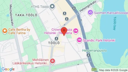 Apartments for rent i Helsinki Eteläinen - kort over placeringen