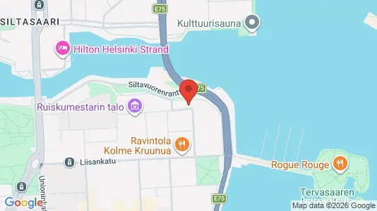 Rooms for rent i Helsinki Eteläinen - kort over placeringen