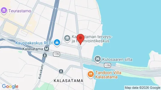Rooms for rent i Helsinki Keskinen - kort over placeringen