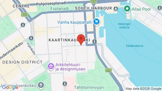 Apartments for rent i Helsinki Eteläinen - kort over placeringen