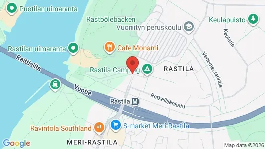 Apartments for rent i Helsinki Itäinen - kort over placeringen