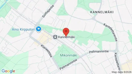 Apartments for rent i Helsinki Läntinen - kort over placeringen