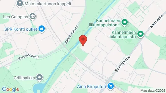 Apartments for rent i Helsinki Läntinen - kort over placeringen
