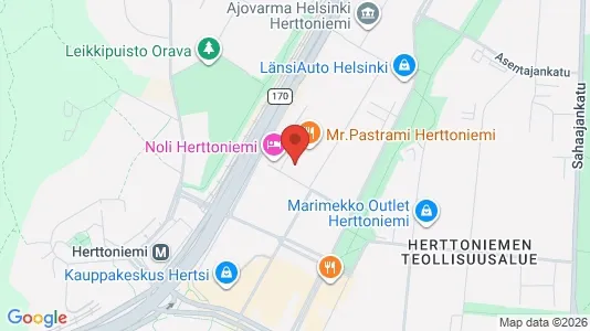 Apartments for rent i Helsinki Itäinen - kort over placeringen