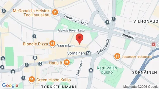 Apartments for rent i Helsinki Keskinen - kort over placeringen