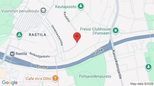Apartments for rent i Helsinki Itäinen - kort over placeringen