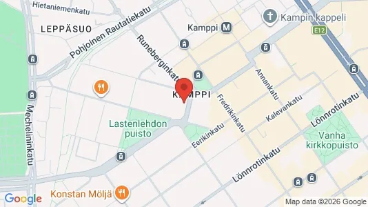 Apartments for rent i Helsinki Eteläinen - kort over placeringen