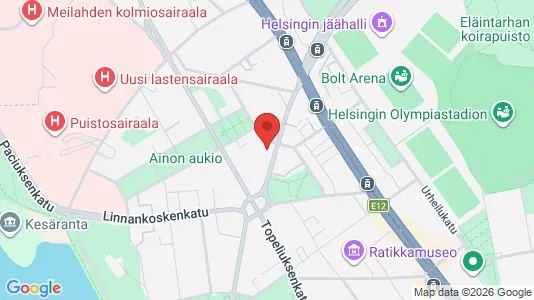 Apartments for rent i Helsinki Eteläinen - kort over placeringen