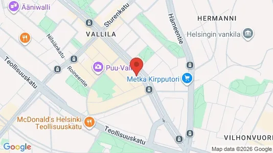 Apartments for rent i Helsinki Keskinen - kort over placeringen