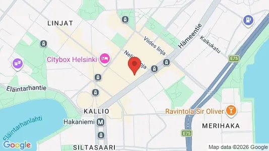 Apartments for rent i Helsinki Keskinen - kort over placeringen