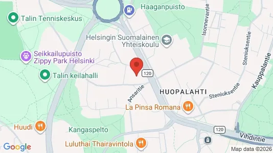 Apartments for rent i Helsinki Läntinen - kort over placeringen