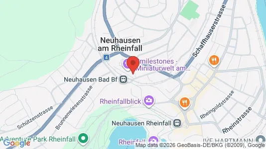 Apartments for rent i Schaffhausen - kort over placeringen