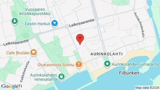 Apartments for rent i Helsinki Itäinen - kort over placeringen