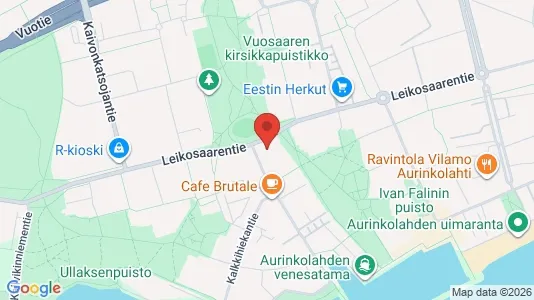 Apartments for rent i Helsinki Itäinen - kort over placeringen