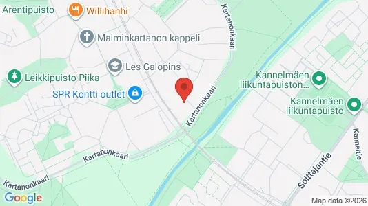 Apartments for rent i Helsinki Läntinen - kort over placeringen