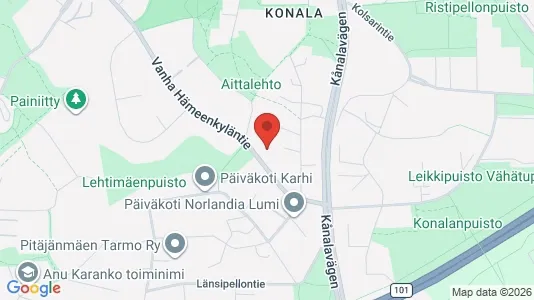 Apartments for rent i Helsinki Läntinen - kort over placeringen