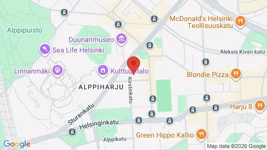 Apartments for rent i Helsinki Keskinen - kort over placeringen