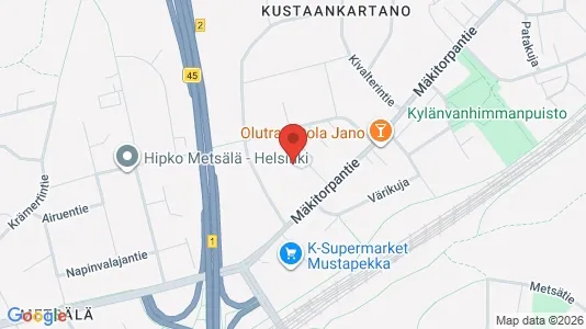 Apartments for rent i Helsinki Pohjoinen - kort over placeringen