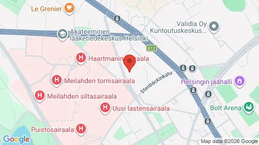 Apartments for rent i Helsinki Eteläinen - kort over placeringen