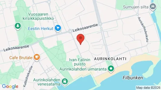 Apartments for rent i Helsinki Itäinen - kort over placeringen