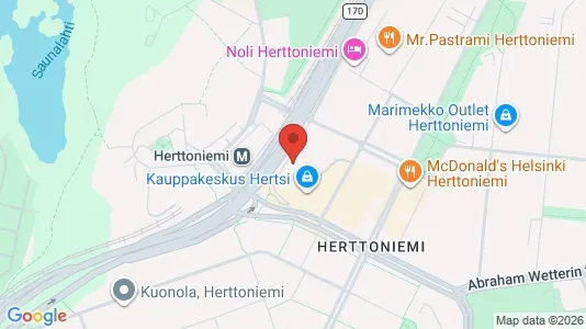 Apartments for rent i Helsinki Itäinen - kort over placeringen