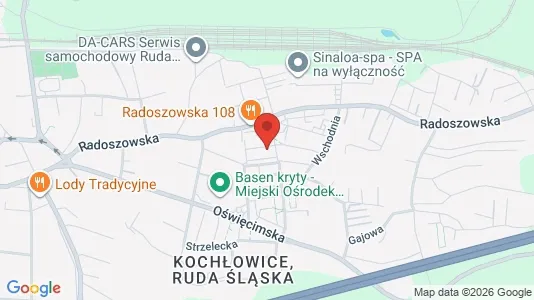 Apartments for rent i Ruda Śląska - kort over placeringen