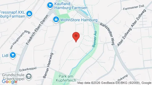 Apartments for rent i Hamburg Wandsbek - kort over placeringen